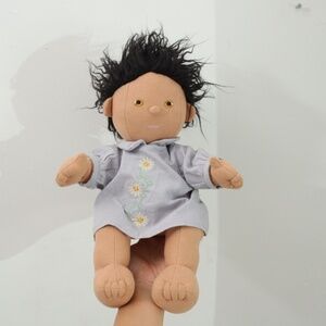 Dream Dinkum Doll - Black Hair Cotton Daisy Dress / Olli Ella